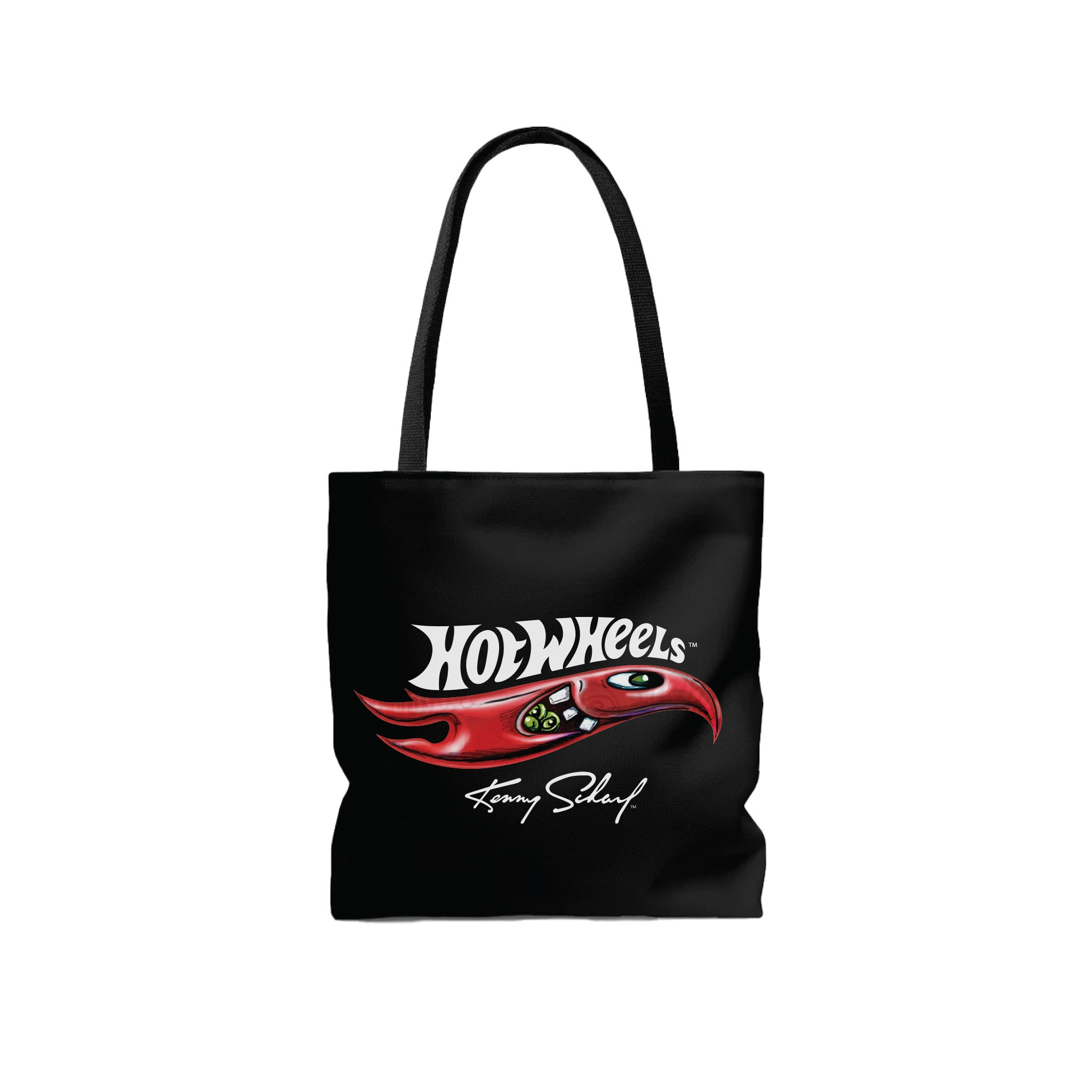 MATTEL HOT WHEELS X KENNY SCHARF BLACK TOTE BAG