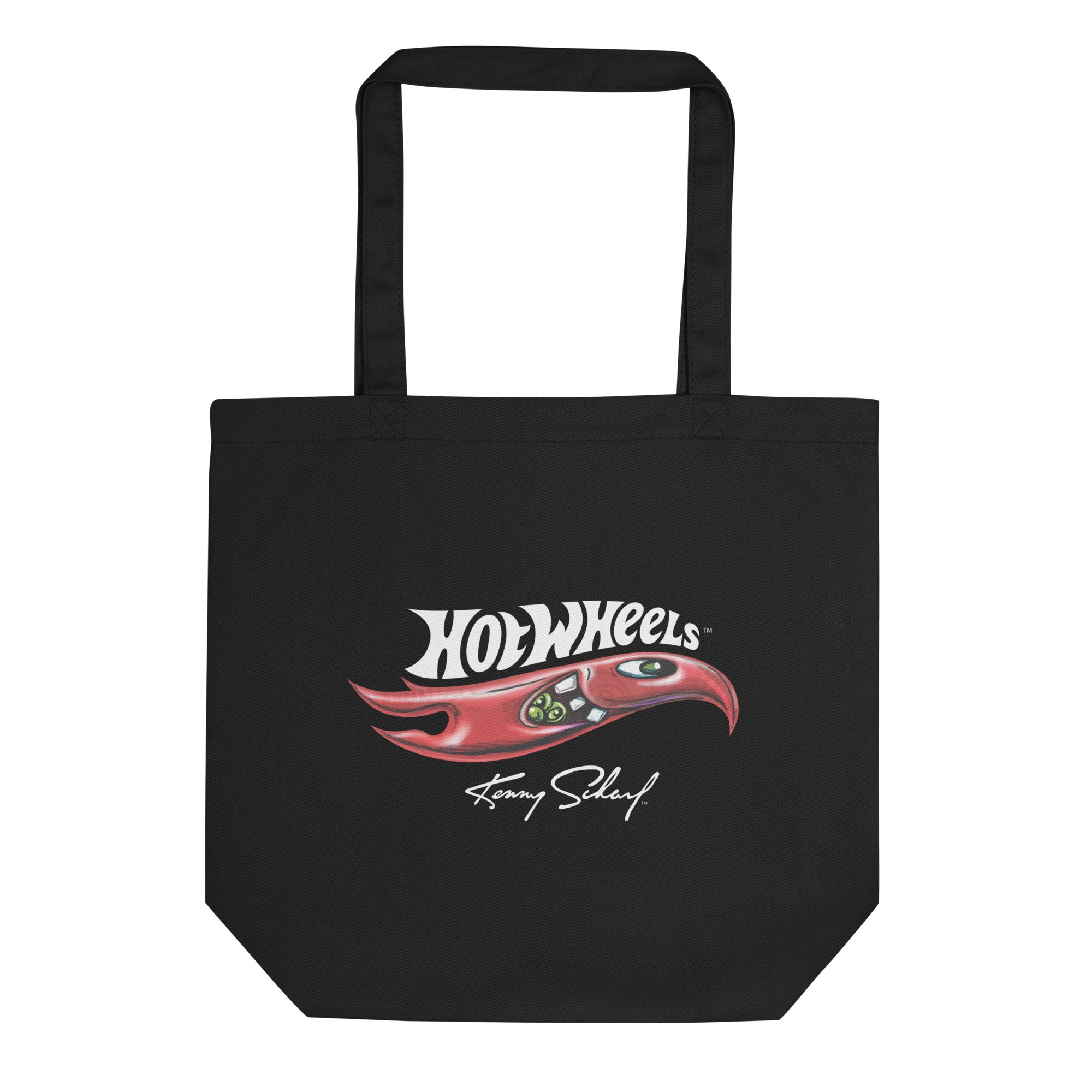 MATTEL HOT WHEELS X KENNY SCHARF BLACK TOTE BAG