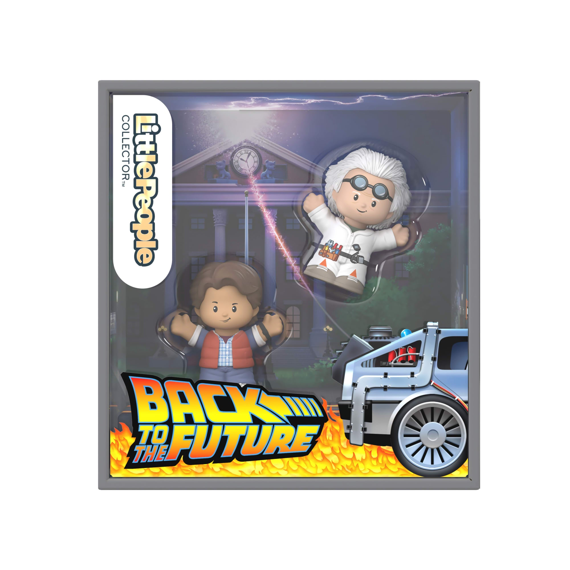 LITTLE PEOPLE COLLECTOR BACK TO THE FUTURE SPECIAL EDITION COLLECTIBLE SET