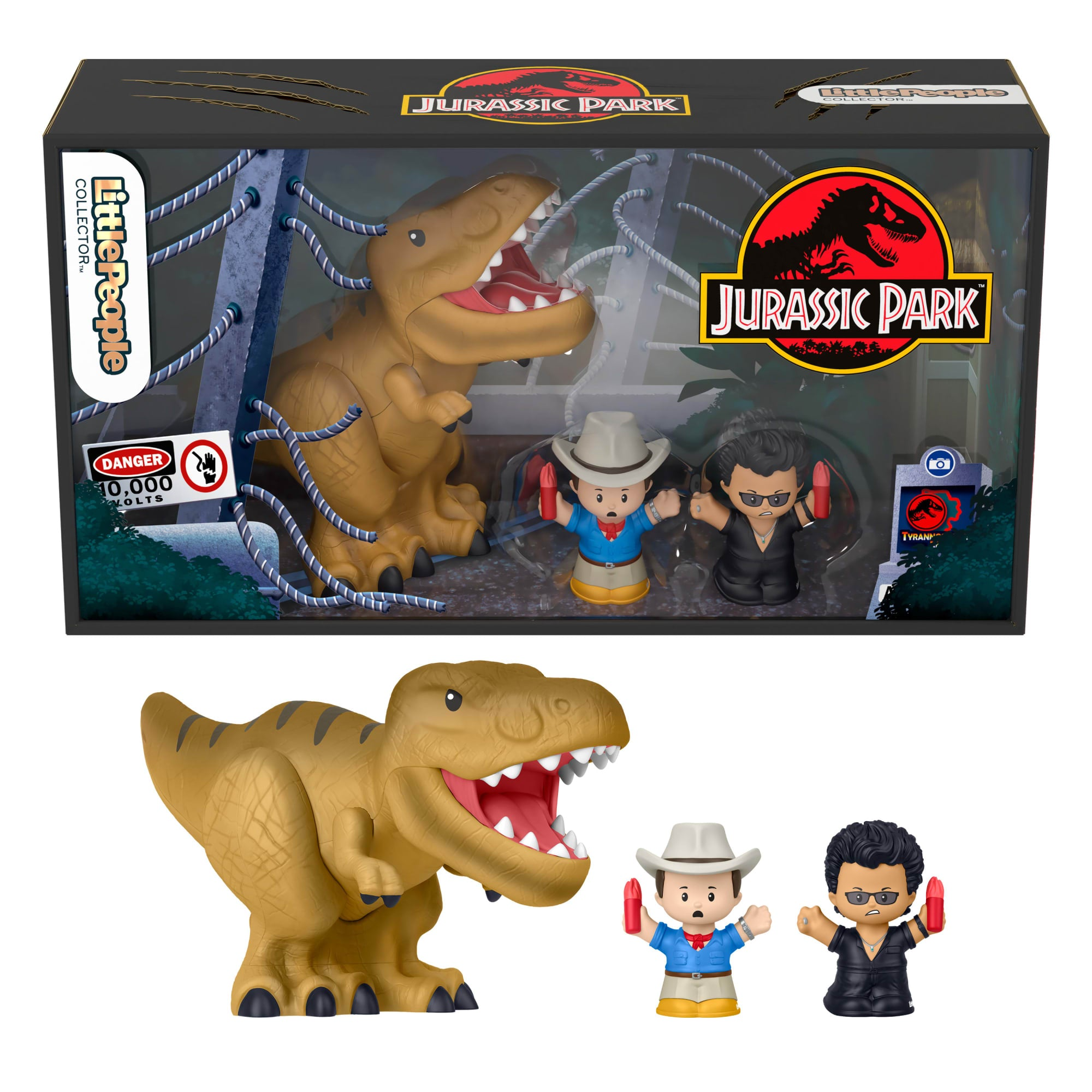 LITTLE PEOPLE COLLECTOR JURASSIC PARK SPECIAL EDITION COLLECTIBLE SET