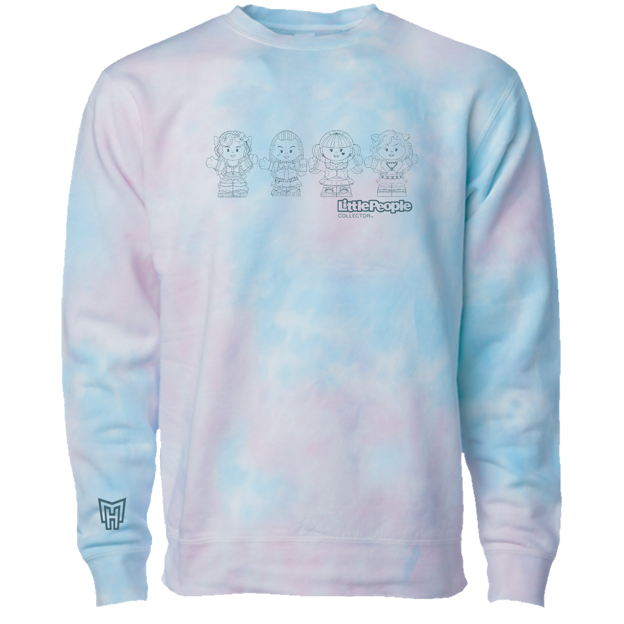 LITTLE PEOPLE COLLECTOR MONSTER HIGH MULTI TIE DYE SWEATSHIRT