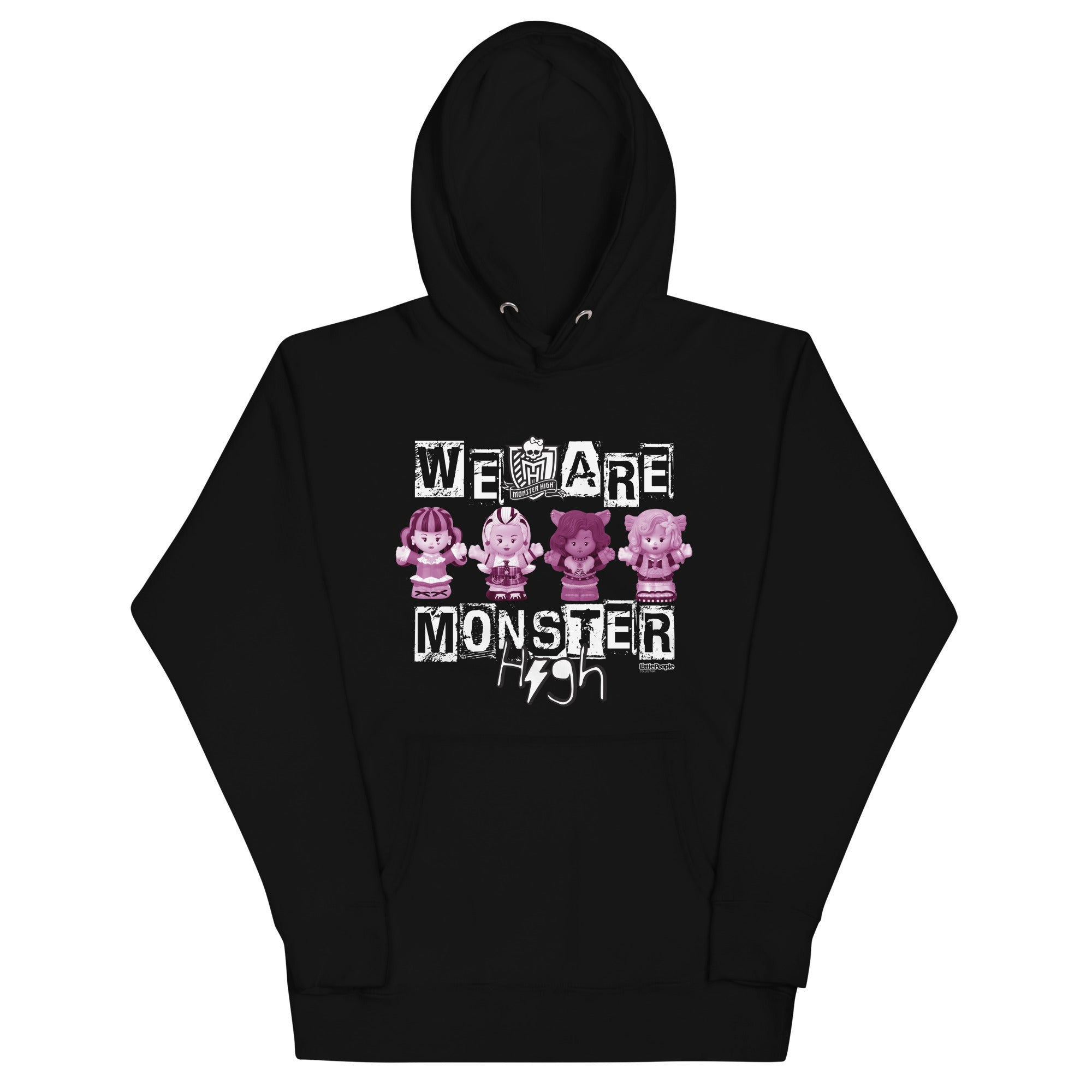 LITTLE PEOPLE COLLECTOR MONSTER HIGH BLACK HOODIE