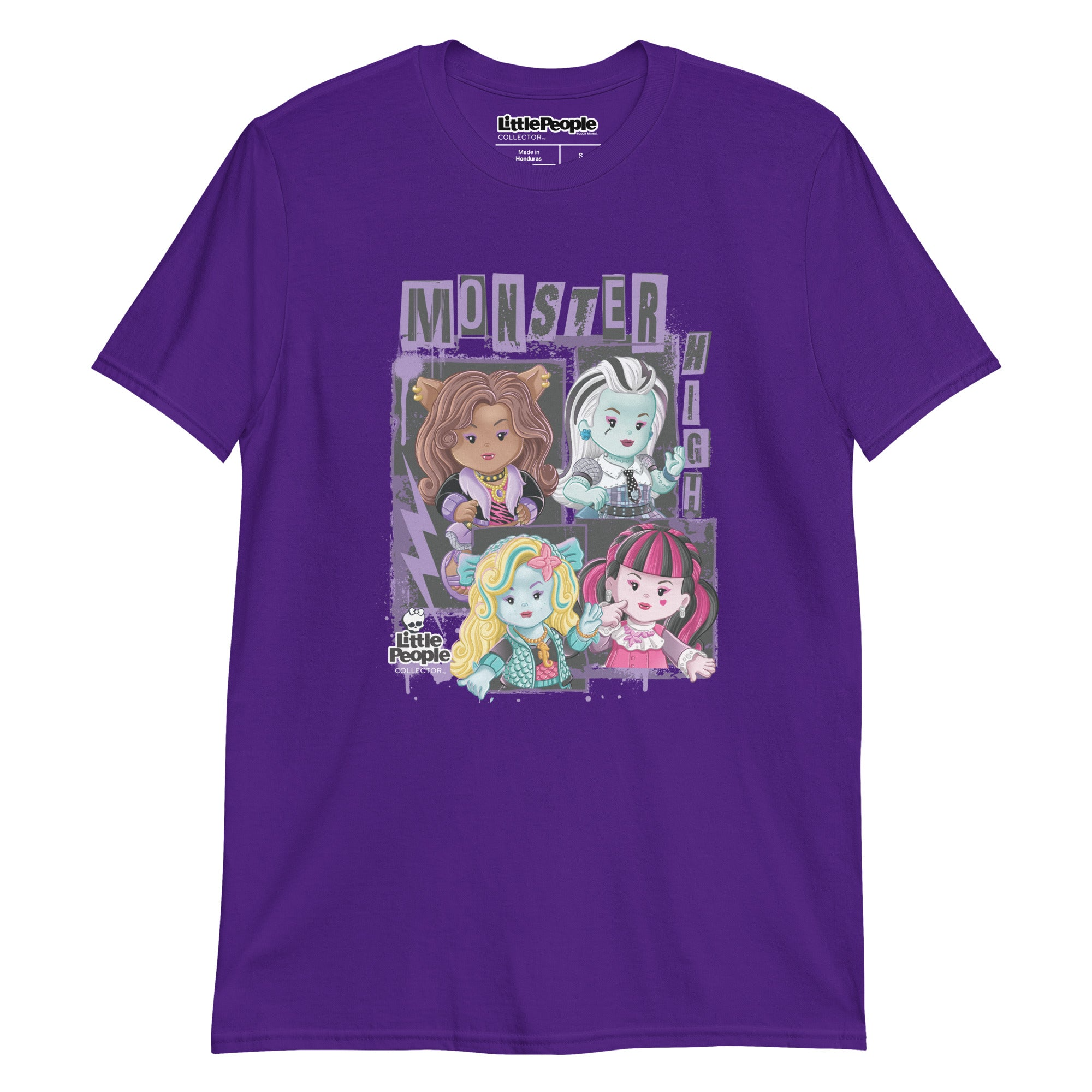 LITTLE PEOPLE COLLECTOR MONSTER HIGH PURPLE T-SHIRT