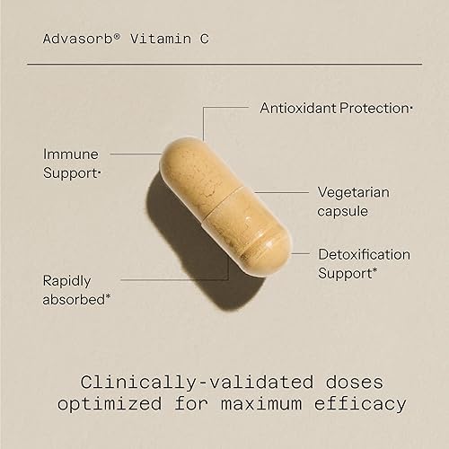 QUALITY OF LIFE ADVASORB VITAMIN C SUPPLEMENT 1000MG 60 VEGICAPS, HIGH ABSORPTION, IMMUNE SUPPORT
