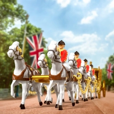 MATCHBOX COLLECTORS CORONATION GOLD STATE COACH COLLECTIBLE DIECAST