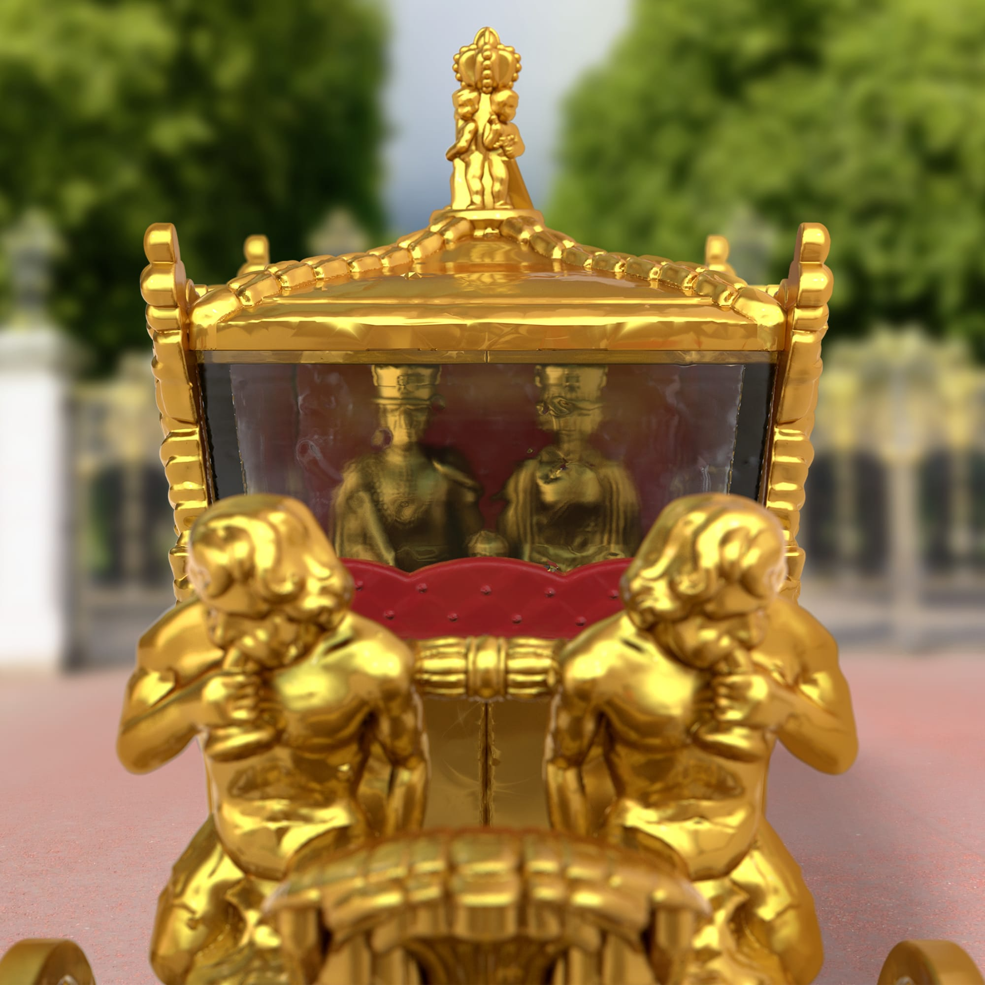 MATCHBOX COLLECTORS CORONATION GOLD STATE COACH COLLECTIBLE DIECAST