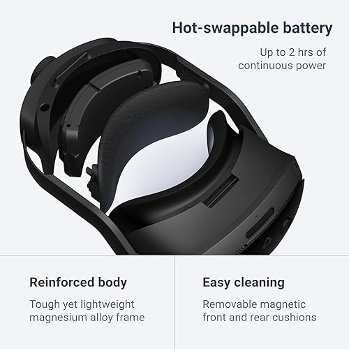 HTC VIVE FOCUS VISION WIRED XR HEADSET BUNDLE WITH DISPLAYPORT PC VR STREAMING KIT