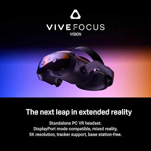 HTC VIVE FOCUS VISION MIXED REALITY PC VR HEADSET WITH CONTROLLERS CONSUMER EDITION