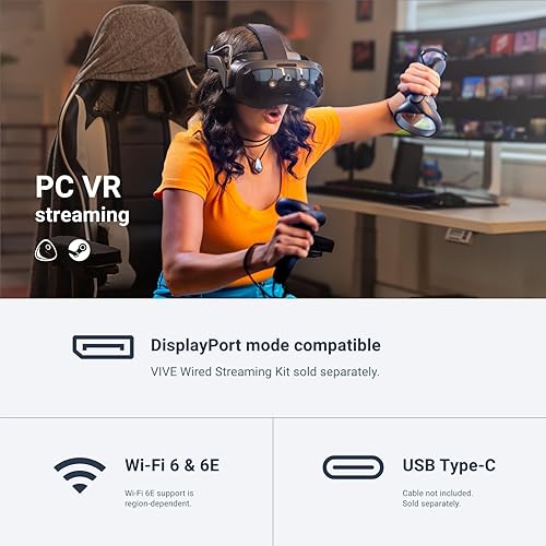 HTC VIVE FOCUS VISION MIXED REALITY PC VR HEADSET WITH CONTROLLERS CONSUMER EDITION