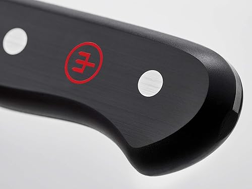 WUSTHOF GOURMET 4-INCH UTILITY KNIFE, HIGH-CARBON STAINLESS STEEL BLADE, BLACK HANDLE