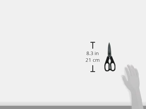 WUSTHOF GOURMET 3-INCH PARING KNIFE AND KITCHEN SHEARS SET, SILVER BLACK SHARP CUTLERY DUO
