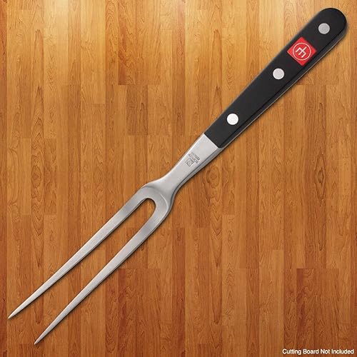 WUSTHOF CLASSIC CURVED MEAT FORK PRECISION STAINLESS STEEL CARVING FORK FOR GRILLING SERVING