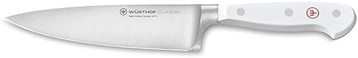 WUSTHOF CLASSIC WHITE 6-INCH CHEF S KNIFE PREMIUM GERMAN STAINLESS STEEL KITCHEN KNIFE