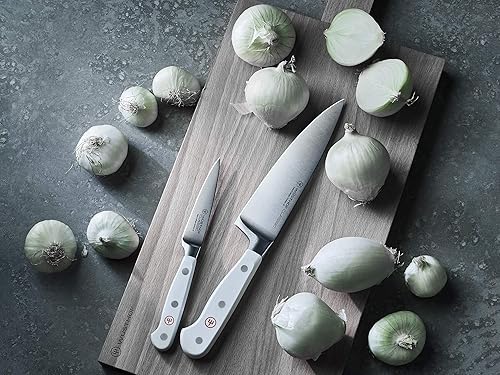 WUSTHOF CLASSIC WHITE 3.5-INCH PARING KNIFE GERMAN STAINLESS STEEL SMALL KITCHEN KNIFE