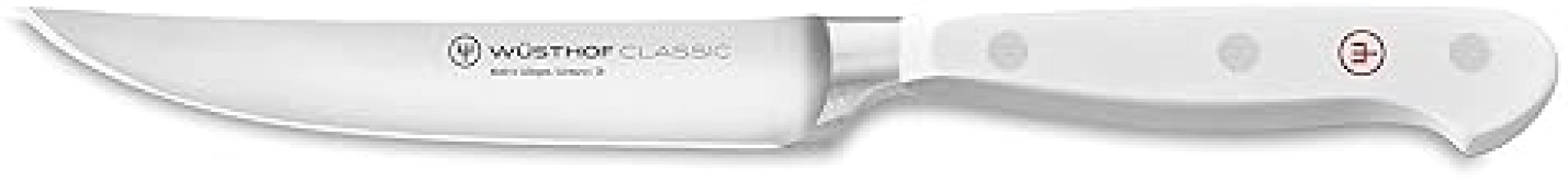 WUSTHOF CLASSIC WHITE 4.5-INCH STEAK KNIFE PREMIUM GERMAN STAINLESS STEEL CUTLERY