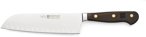 WUSTHOF CRAFTER 7-INCH HOLLOW EDGE SANTOKU KNIFE HIGH-CARBON STAINLESS STEEL CHEF S KNIFE