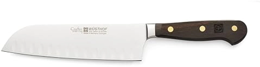 WUSTHOF CRAFTER 7-INCH HOLLOW EDGE SANTOKU KNIFE HIGH-CARBON STAINLESS STEEL CHEF S KNIFE