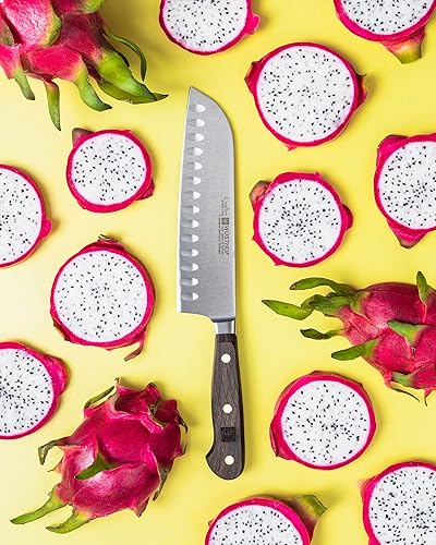 WUSTHOF CRAFTER 7-INCH HOLLOW EDGE SANTOKU KNIFE HIGH-CARBON STAINLESS STEEL CHEF S KNIFE