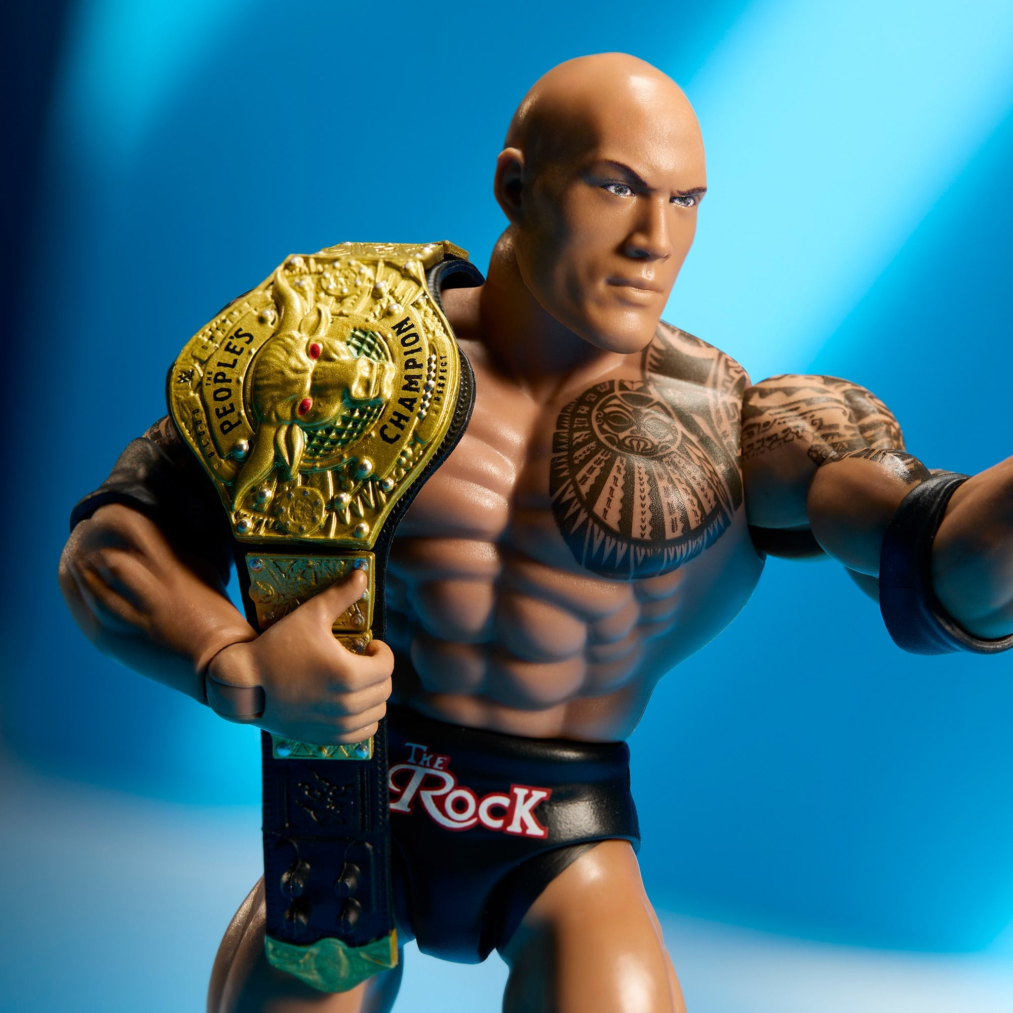 WWE SUPERSTARS ROCKY MAIVIA AND THE ROCK 2-PACK COLLECTIBLE ACTION FIGURE