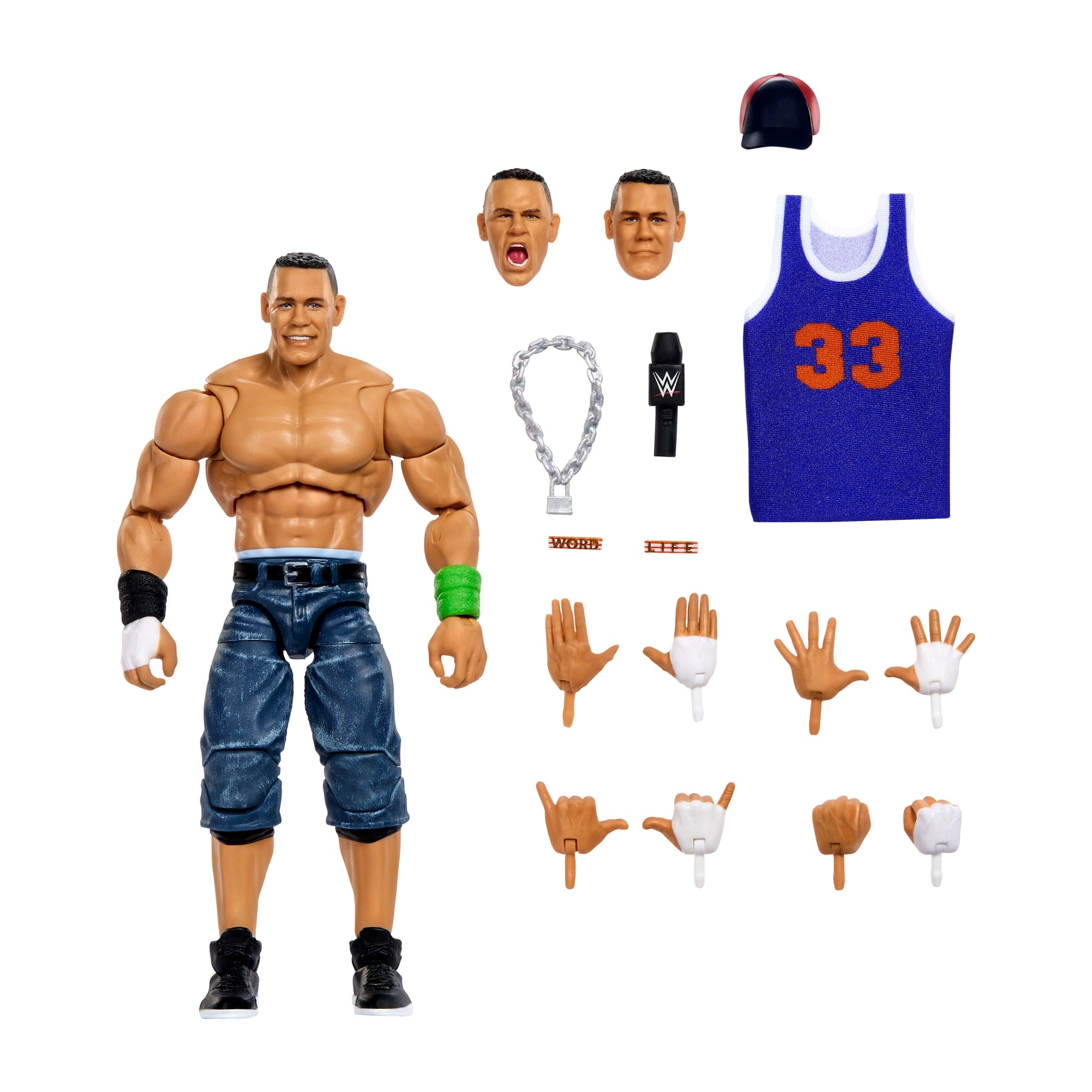 WWE ULTIMATE EDITION JOHN CENA COLLECTIBLE ACTION FIGURE