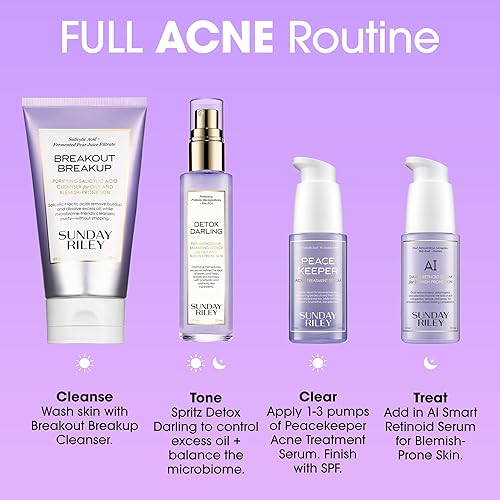 SUNDAY RILEY DETOX DARLING BALANCING ESSENCE MIST FOR OILY, ACNE-PRONE BLEMISH-PRONE SKIN OIL CONTROL