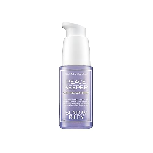 SUNDAY RILEY PEACEKEEPER AZELAIC SALICYLIC ACID ACNE TREATMENT SERUM FOR CLEAR SKIN BLEMISH PORE CONTROL