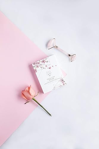 SNOW FOX CHERRY BLOSSOM WHITE TEA HYDRATING SHEET MASK GLASS SKIN GLOW, BRIDAL PREP, 5 PACK