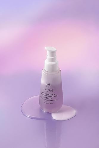SNOW FOX MULTI-CERAMIDE LAVENDER COCONUT HYDRATING FACE SERUM FOR DRY, SENSITIVE SKIN, 120ML