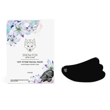 SNOW FOX HOT STONE FACIAL MASK OBSIDIAN GUA SHA SET SPA BUNDLE FOR DEEP ABSORPTION RELAXATION