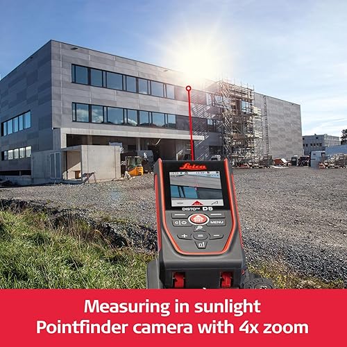 LEICA DISTO D5 LASER DISTANCE METER 650FT WITH BLUETOOTH 4X ZOOM CAMERA GEOSYSTEMS NEW MODEL