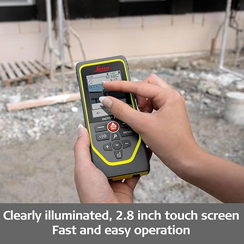 LEICA DISTO X6 LASER DISTANCE METER, 800FT RANGE, BLUETOOTH, 4X ZOOM CAMERA, GEOSYSTEMS NEW