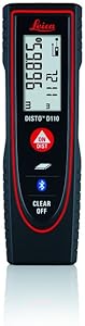 LEICA DISTO D110 E7100I LASER DISTANCE MEASURER 200FT 60M WITH BLUETOOTH BLACK RED