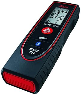 LEICA DISTO D110 E7100I LASER DISTANCE MEASURER 200FT 60M WITH BLUETOOTH BLACK RED