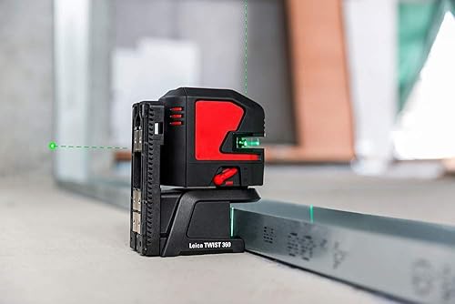 LEICA GEOSYSTEMS LINO L2P5G GREEN BEAM LASER LEVEL, 5-POINT CROSS LINE, MODEL 864435