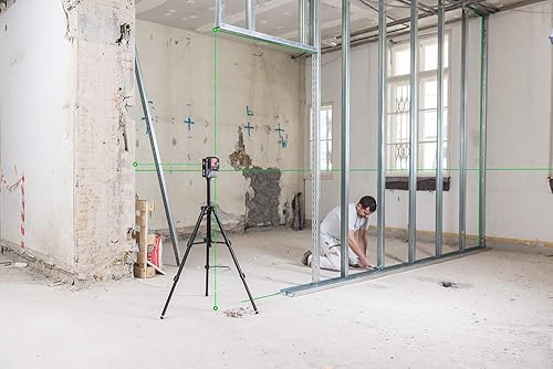 LEICA GEOSYSTEMS LINO L2P5G GREEN BEAM LASER LEVEL, 5-POINT CROSS LINE, MODEL 864435