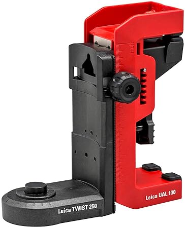 LEICA LINO UAL130 ADJUSTABLE WALL BRACKET WITH QUICK CLAMP FOR LINE LASER LEVEL 866131