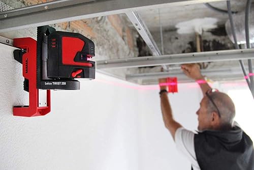 LEICA LINO UAL130 ADJUSTABLE WALL BRACKET WITH QUICK CLAMP FOR LINE LASER LEVEL 866131