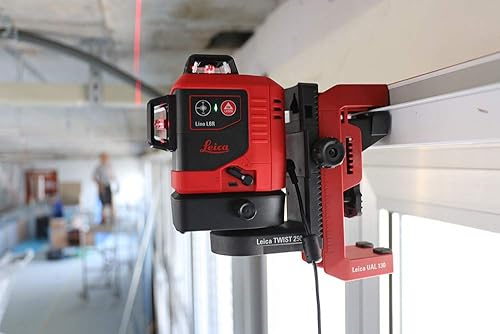 LEICA LINO UAL130 ADJUSTABLE WALL BRACKET WITH QUICK CLAMP FOR LINE LASER LEVEL 866131