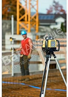 LEICA RUGBY 610 ROTARY LASER LEVEL, SELF-LEVELING HORIZONTAL, YELLOW BLACK MODEL 6008613