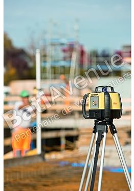LEICA RUGBY 610 ROTARY LASER LEVEL, SELF-LEVELING HORIZONTAL, YELLOW BLACK MODEL 6008613