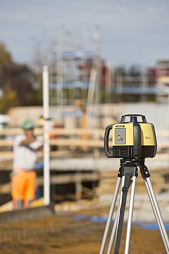 LEICA R620 ROTARY LASER LEVEL KIT, 2600FT RANGE, SELF-LEVELING, RE140 RECEIVER, YELLOW
