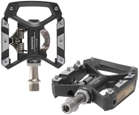 SHIMANO DEORE XT PD-T8000 TREKKING PEDALS, BLACK, ONE SIZE DURABLE BIKE PEDALS FOR TOURING