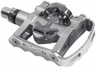 SHIMANO PD-M324 SPD DUAL PLATFORM PEDALS VERSATILE BIKE PEDALS WITH CLEATS, BOXED