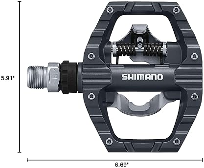SHIMANO SPD PEDALS PD-EH500 DUAL PLATFORM CLIPLESS FLAT BIKE PEDALS FOR ROAD MTB CYCLING