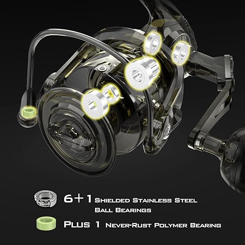 KASTKING KAPSTAN ELITE SALTWATER SPINNING REEL, 55LB MAX DRAG, IPX6 WATERPROOF, CORROSION-RESISTANT