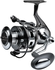 KATUYSHA FULL METAL SPINNING FISHING REEL, ALUMINUM SPOOL, SALTWATER CARP BIG GAME OCEAN REELS