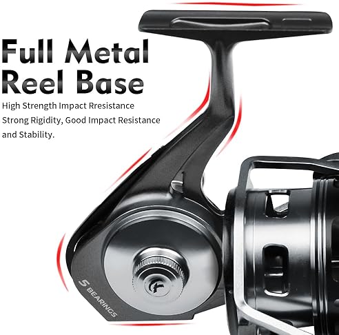KATUYSHA FULL METAL SPINNING FISHING REEL, ALUMINUM SPOOL, SALTWATER CARP BIG GAME OCEAN REELS