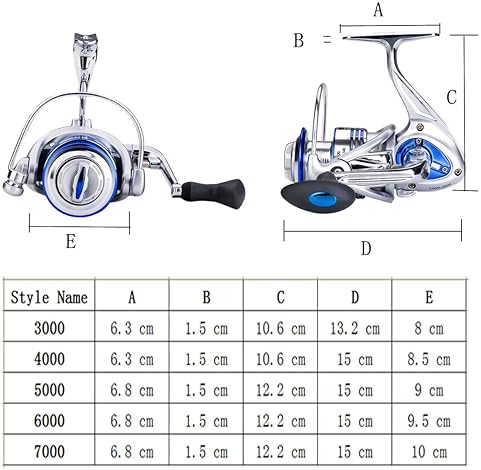 DIWA SPINNING FISHING REEL, ULTRA SMOOTH, 3000-7000, SALTWATER FRESHWATER, METAL BODY, TROUT BASS CA