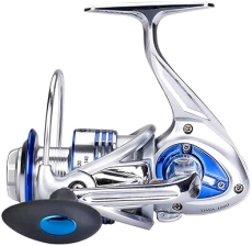 DIWA SPINNING FISHING REEL, ULTRA SMOOTH, 3000-7000, SALTWATER FRESHWATER, METAL BODY, TROUT BASS CA