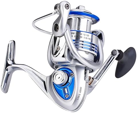 DIWA SPINNING FISHING REEL, ULTRA SMOOTH, 3000-7000, SALTWATER FRESHWATER, METAL BODY, TROUT BASS CA